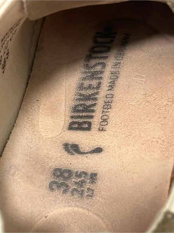 Birkenstock Bend Low Decon Pop Sneakers Taupe Eggshell Size 7 - 7.5 US Narrow - Image 10
