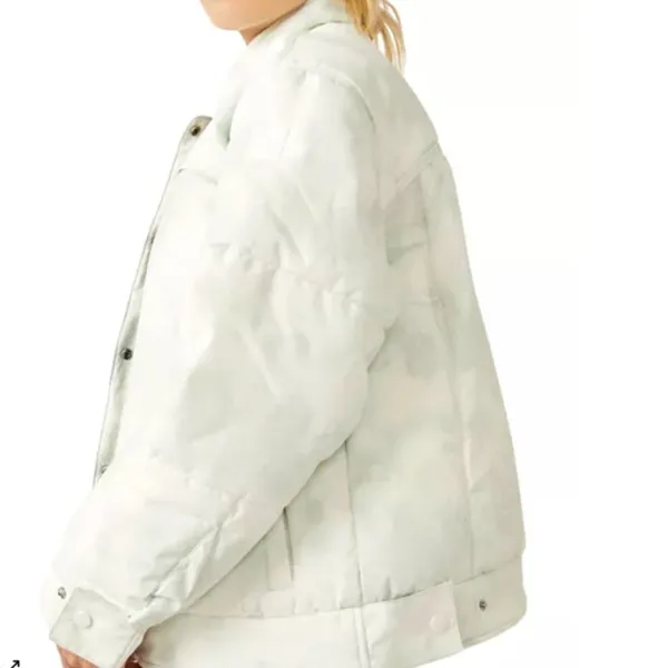 Free People Snow Bunny Slope Snowboard Ski Puffer Mint Jacket NWT Size L - Image 2