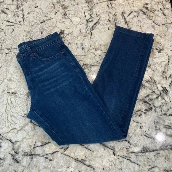 Spanx The Slim X Straight Jean‎ Dark Wash Size 28 - Image 2