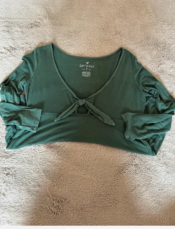 American Eagle Soft and Sexy Babydoll Top - Image 2
