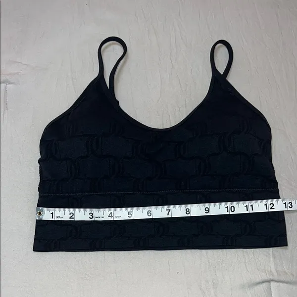 Juicy Couture Black‎ Patterned Bralette - Image 5