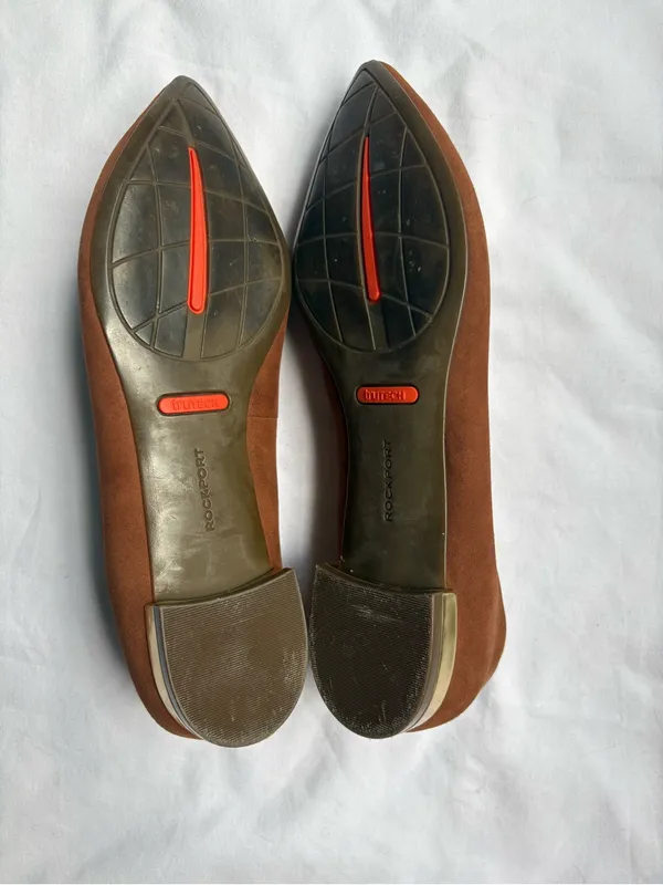 Rockport Total Motion Kaiya Pumps Brown Suede Size 6M - Image 6