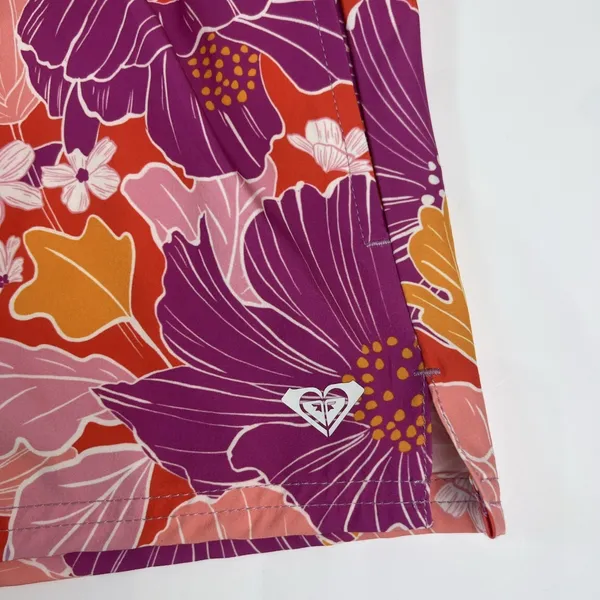 Roxy Bell Bottom Blooms No Bad Waves‎ Board Shorts Womens Small Floral NWT - Image 3