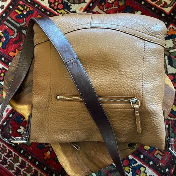 Coach Legacy Thick Pebbled Leather convertible crossbody Shoulder Purse Y2K - Image 10