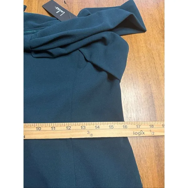 Lulu's Formal Mermaid Floor Length Off Shoulder Green Evening Dress Womens XL - Image 8