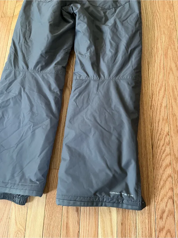 Columbia Women's Snow Pants Small Gray Insulated Ski Waterproof Winter Outdoors - Image 9