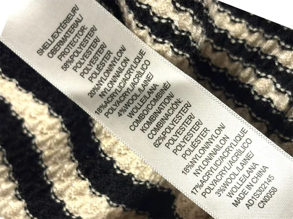 Adrianna Papell Wool blend cream black striped pointelle cardigan Size M - Image 9