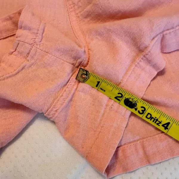 Old Navy Linen Blend Casual Pull On Shorts women’s size small 2.5” inseam Pastel - Image 8