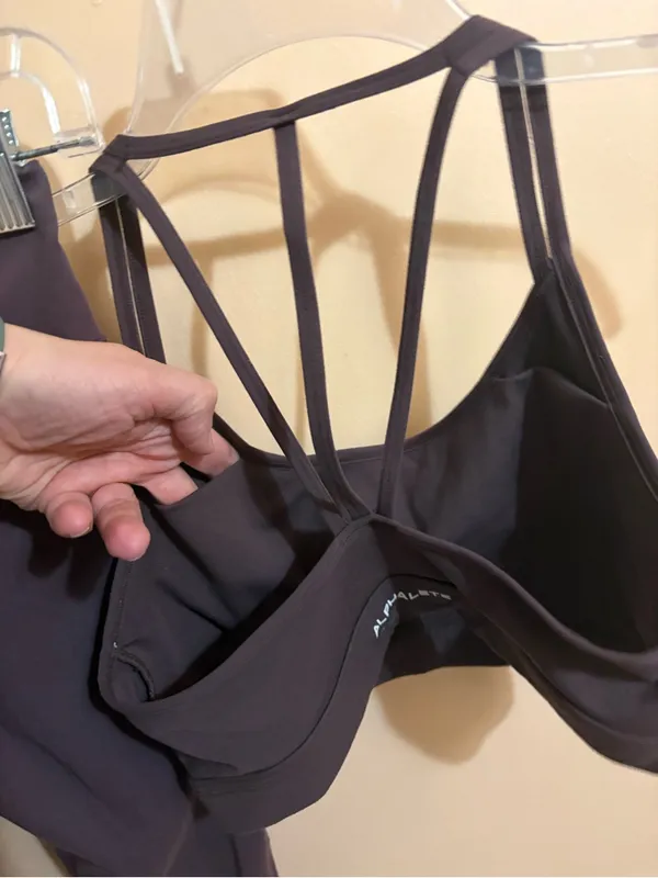 Alphalete Brown Matching Bra & Legging Set - Image 4