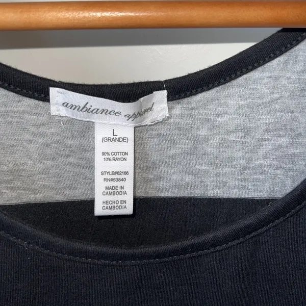 Ambiance Apparel Crop Stripes Top - Image 2