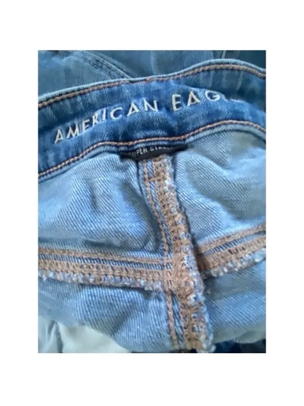 American Eagle Ripped Jean Shorts - Image 6
