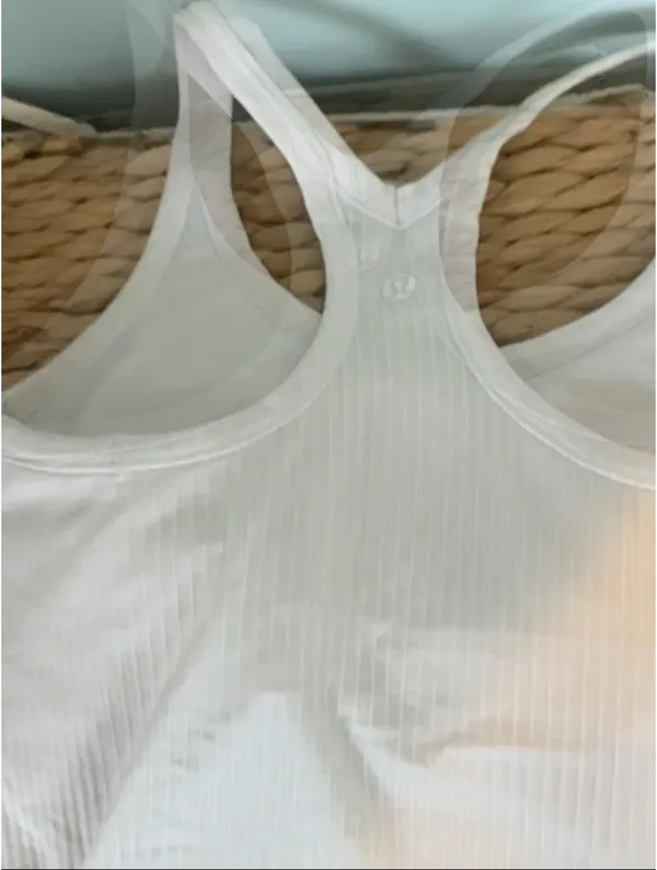 Lululemon White Tank  - Image 2