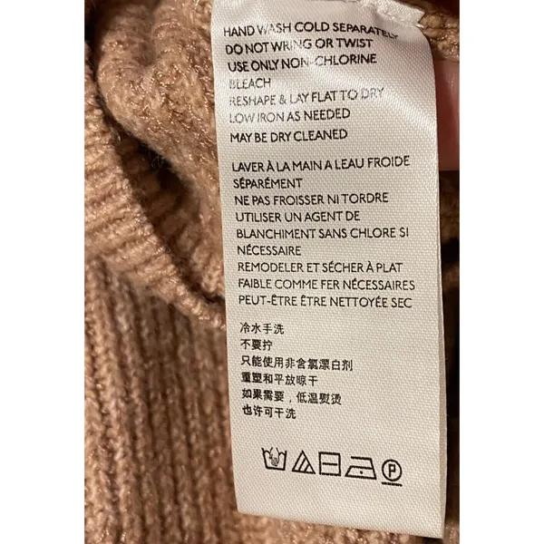 Free People‎ Sienna Pink Wrap Knit Belted Sweater Dress Large NWOT - Image 6