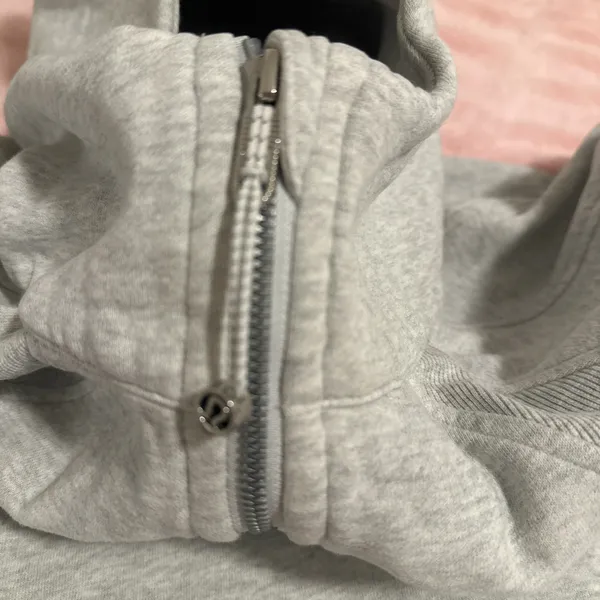 Grey Lululemon Scuba Hoodie - Image 2