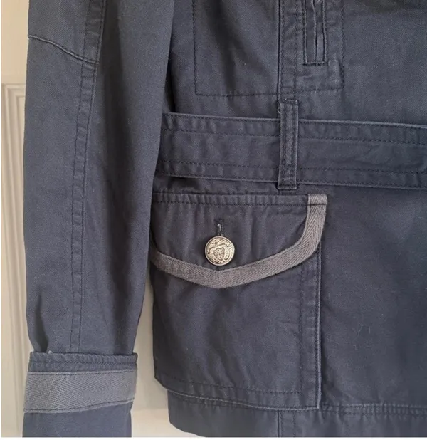 Anthropologie Elevenses 'Gramercy' Masterpiece | Structured Military Tunic Coat | Sz 6 - Image 5