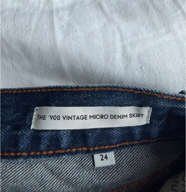 Denim Forum Aritzia Jean Skirt - Image 5