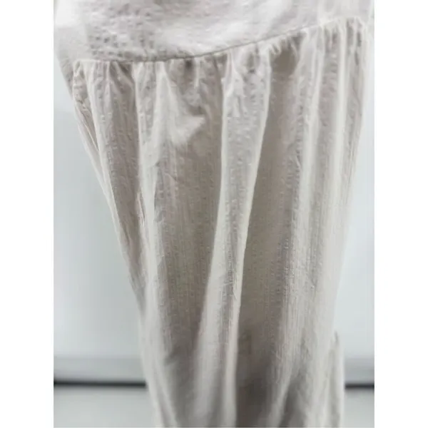 Haute Hippie Style White Bow Tie Strap Long Dress Boho Women’s XL - Image 6