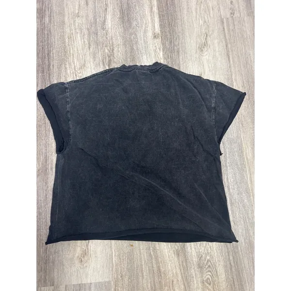 Taylor Swift "Saint‎ Taylor" Graphic T-Shirt Charcoal Gray Acid Wash Size M/L - Image 5