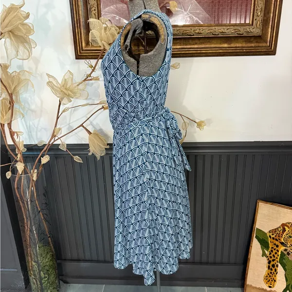 41 Hawthorn Lorene Faux Wrap Knit Dress in Teal Green ~ Size Medium 💚🍄 - Image 3