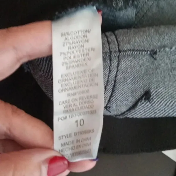 Democracy Ab solution Tummy Control Stretchy Skinny Womens 10 - Image 6