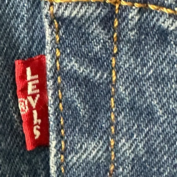 Levi's 501 Premium Crop Jeans in Charleston Fun Size 27 Big E Distressed Raw Hem - Image 13