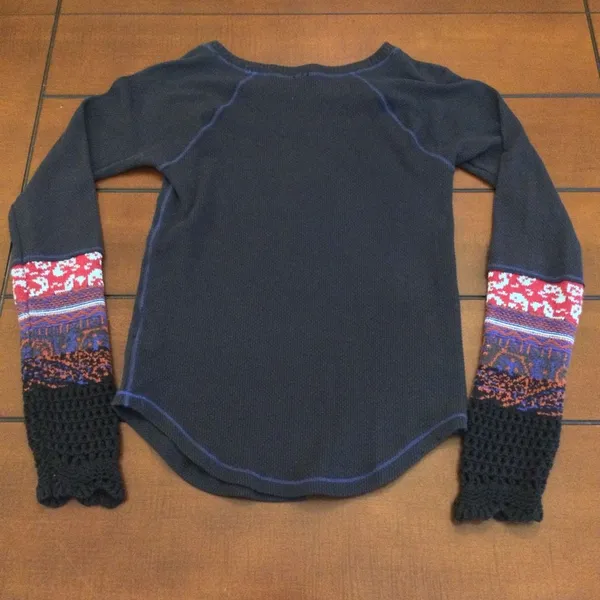Free People in the mix cuff thermal top gray small - Image 5