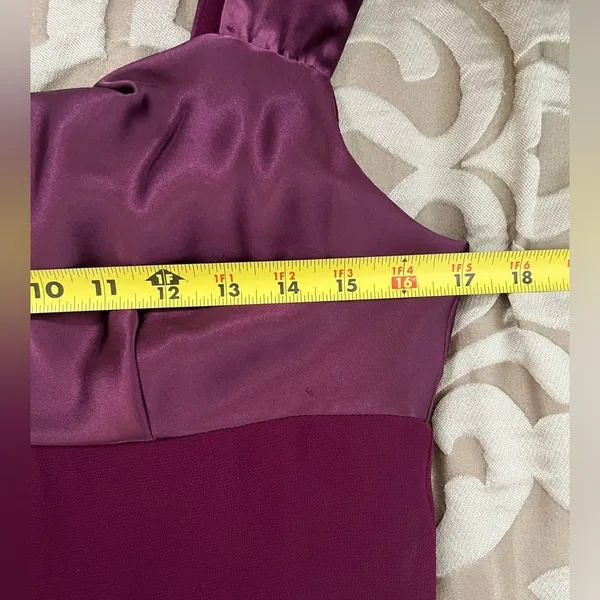 Patra two piece dress burgundy size 8 Vintage embroidery to jacket Maxi - Image 12