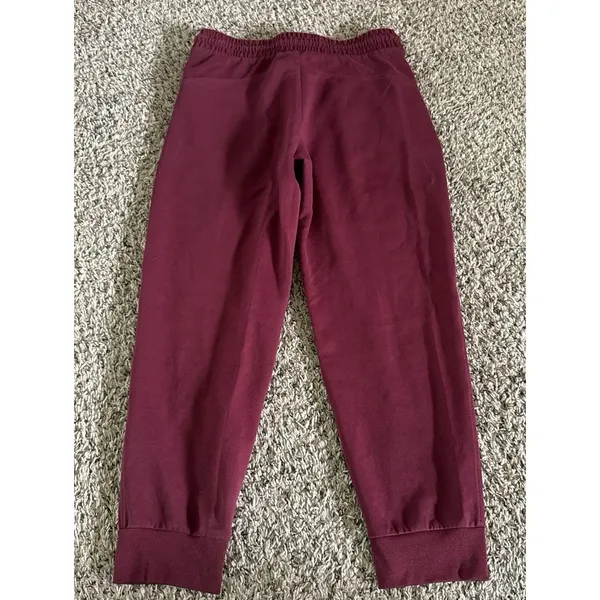 Old Navy Women's Maroon High-Rise Elastic Drawstring Jogger‎ Size Medium - Image 6