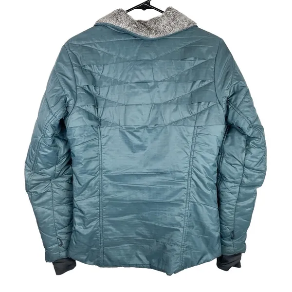 Columbia Kaleidaslope ll Ripstop Omni Heat Jacket Sz Small Metal Blue - Image 3