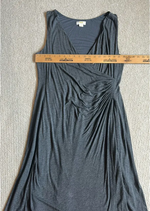 Maeve Anthropologie Dress Gray XL - Image 5