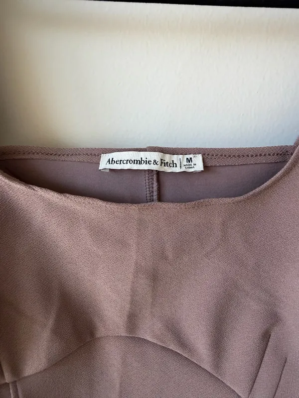 Abercrombie & Fitch long-sleeve corset crop top - Image 4