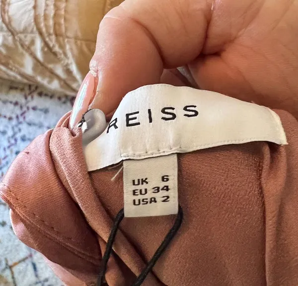 NWT Brown Adaline One-shoulder Satin Midi - Image 5
