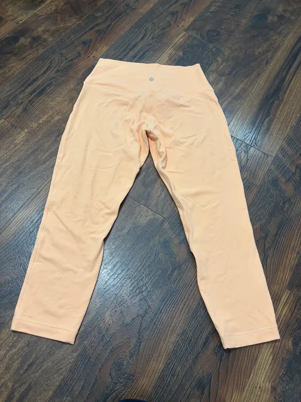 Lululemon Align Crop HR 23"- Size 12 Contour Beige Nude Tan Yoga Pant - Image 3