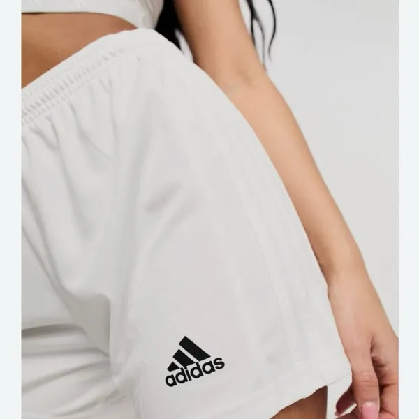 Adidas Women's Athletic White Shorts - Image 2