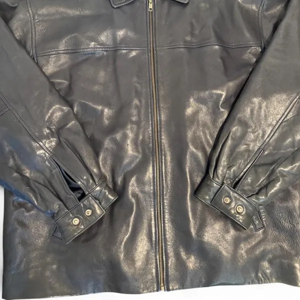 Mens Leather Jacket - Image 2