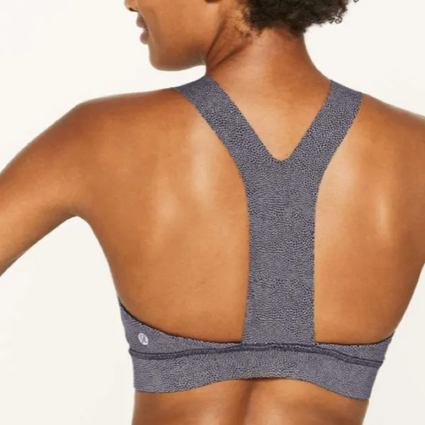 Lululemon 12 Fast & Free Bra in Disperse Dusky Lavender Black - Image 3