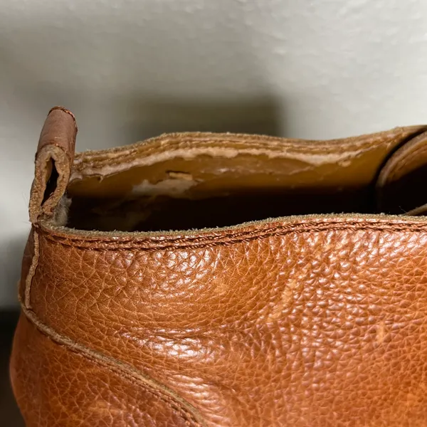 Lucky Brand Ehllen Distressed Tan Ankle Boots Size 8.5 - Image 8