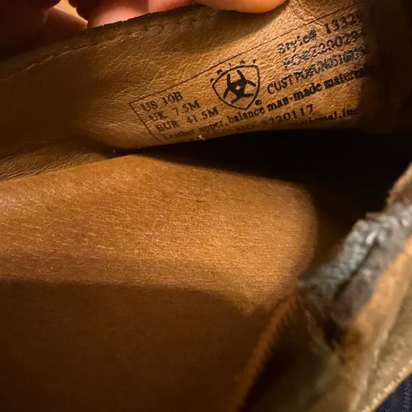 Ariat Tan Western Mule Boots - Image 5