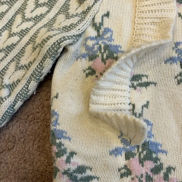 LoveShackFancy Warwick Pullover Sweater in Dew Drop Cream - Image 8