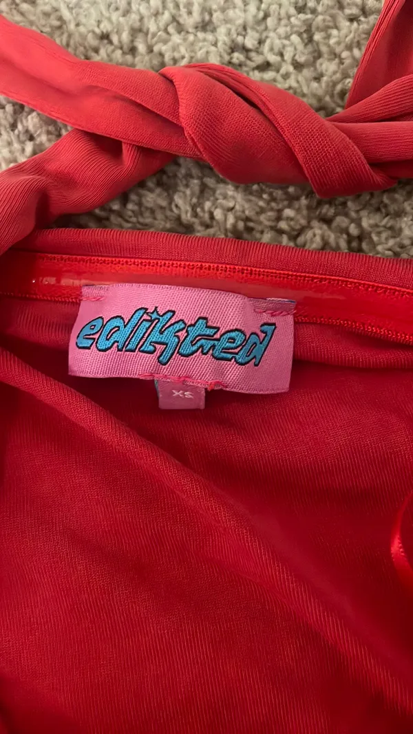 Red Edikted Halter Top  - Image 3