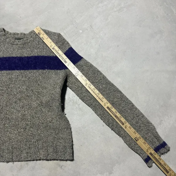 VTG 90s Wool Abercrombie and Fitch Sweater Women's SZ M Made In Canada Y2K - Image 5
