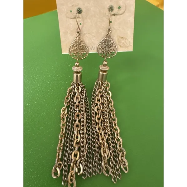 Cara Gold Costume Jewelry Earrings Drop Chandelier Glam Fancy Holiday NYE - Image 4