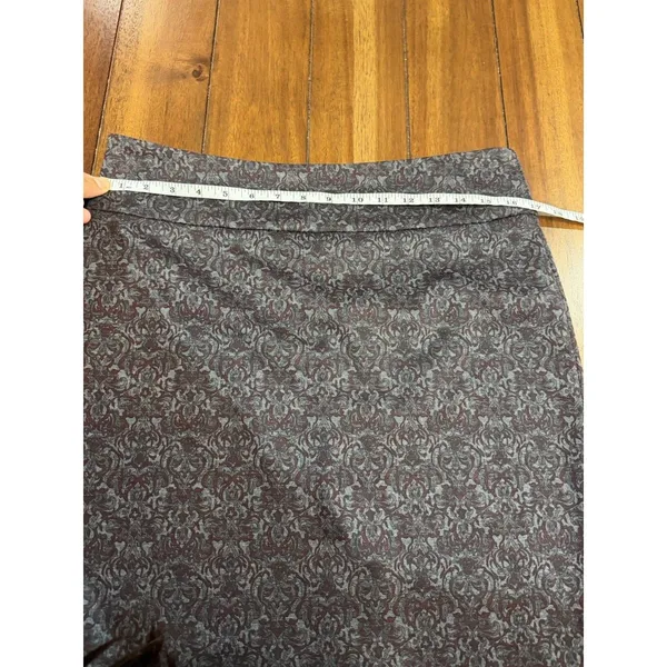 Banana Republic Margaret M Women’s Skirt Bundle Size L Gray Print 2 Piece Lot - Image 7