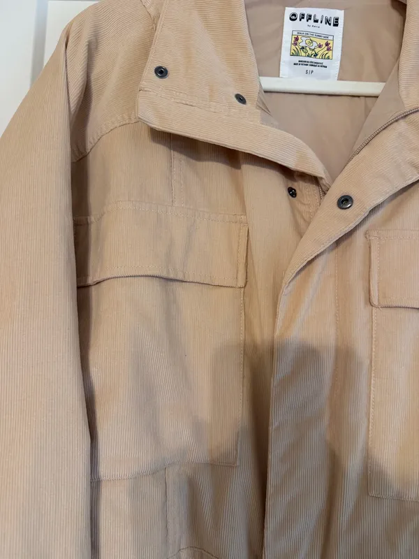 Aerie Corduroy Jacket Zip-Up - Image 4