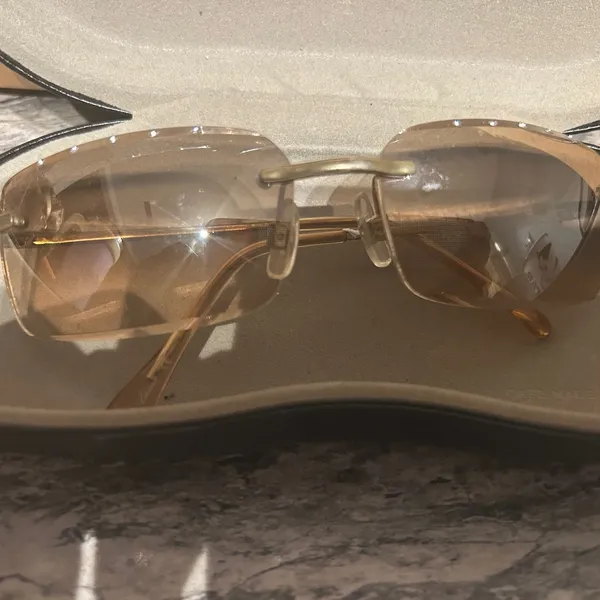 Ray-Ban Women's Gold Sunglasses - Image 6