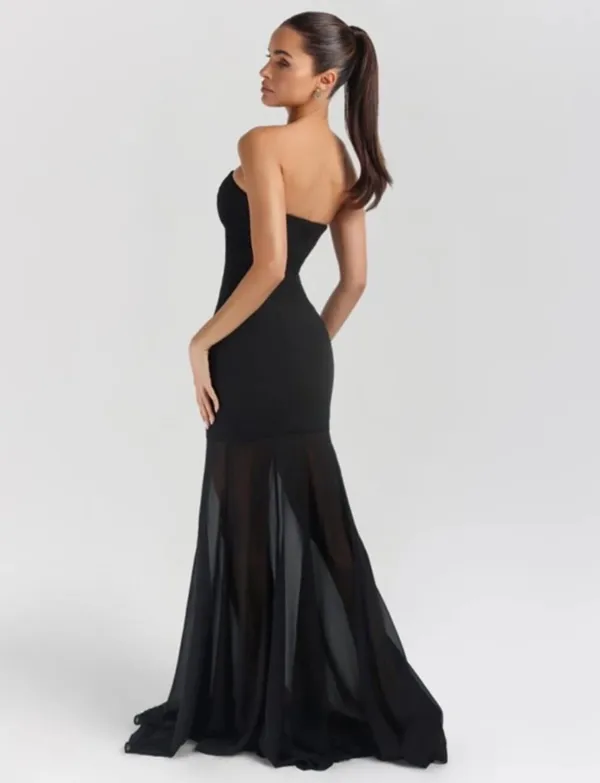 Heiress Beverly Revolve Hills Black Dress - Image 3
