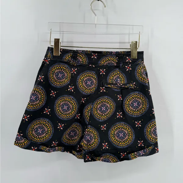 Maeve by Anthropologie‎ Black Abstract City Shorts size 0 - Image 7