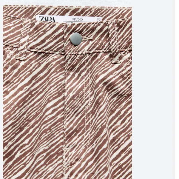NWOT ZARA LIMITED EDITION ANIMAL PRINTED BLOGGERS FAVE PANTS Wide Leg Baggy - Image 4