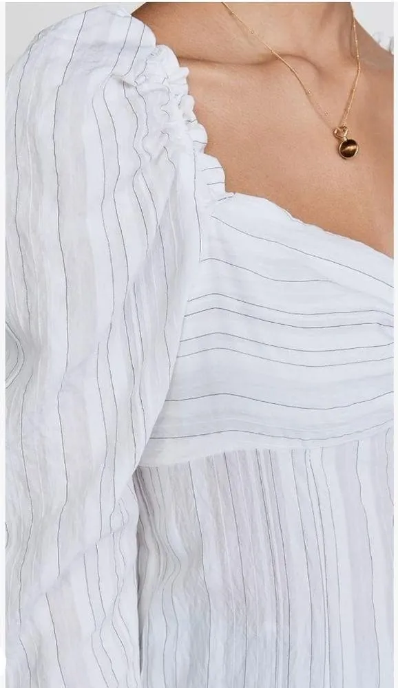 NWT FREE PEOPLE ButtonDown LUNA Maxi Top Size XS - Image 11