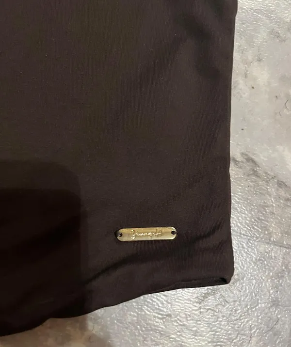 Youngla Top Short Sleeve Brown Size M - Image 2